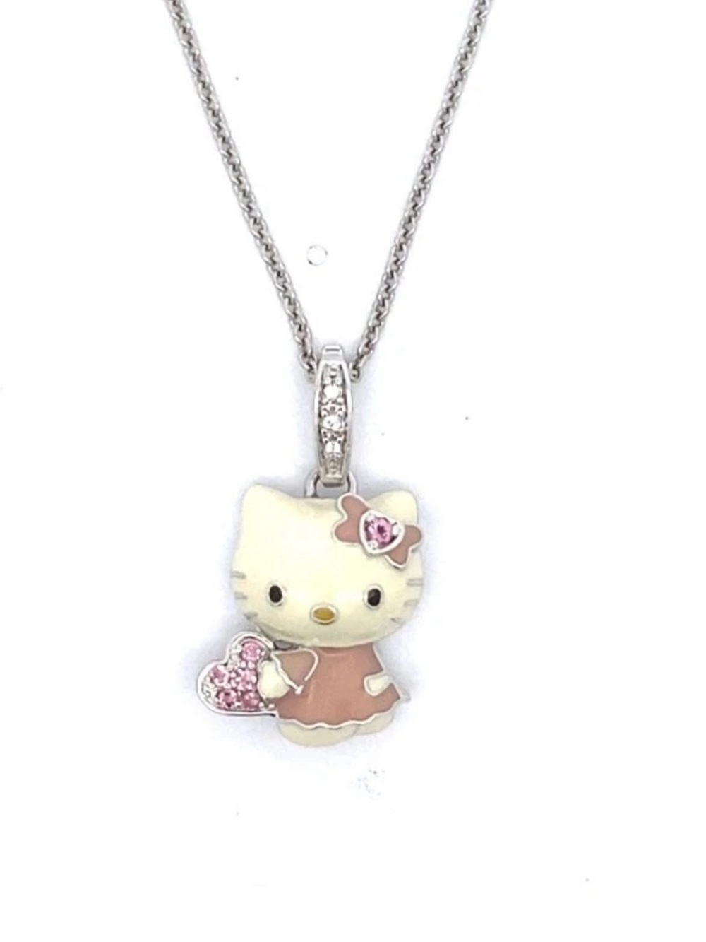 Kimora lee Simmons hello kitty heart love  enamel charm pendant Simmons co